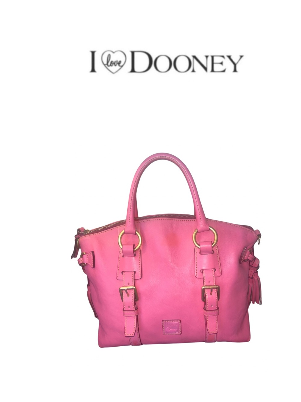 Dooney & Bourke Florentine Pink Leather Satchel